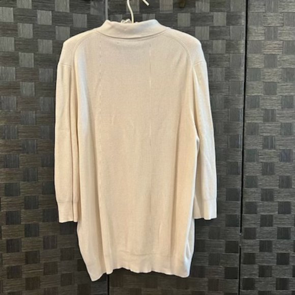 CO Collection, Ltd. Ivory Silk Sweater - Picture 2 of 4